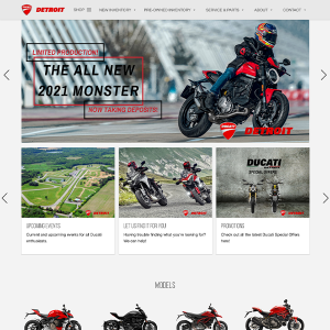 Ducati Detroit 3 Ducati Detroit Website Design - EGO Creative Marketing