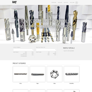 Universal Cutting Tools 4 Universal Cutting Tools Website Design - EGO Creative Marketing
